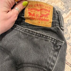 Levi’s Charcoal Wash Straight Leg Jeans 34x29